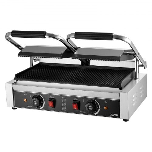 Commercial Panini Grill 3600W Electric Sandwich Panini Maker Stainless