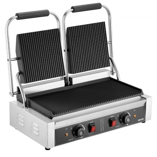 Commercial Panini Grill 3600W Electric Sandwich Panini Maker Stainless