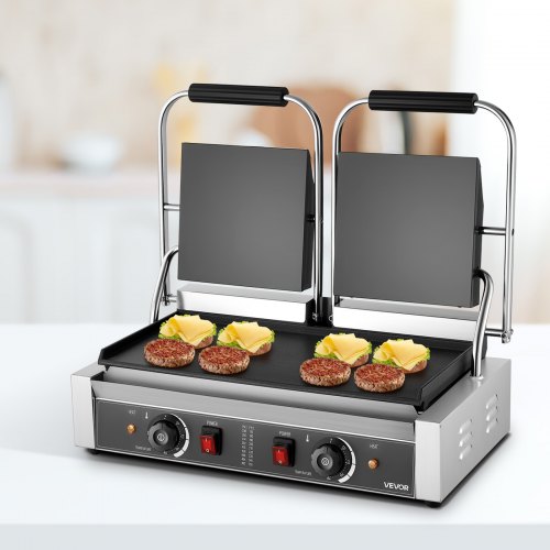 Commercial Panini Grill 3600W Electric Sandwich Panini Maker Stainless 2
