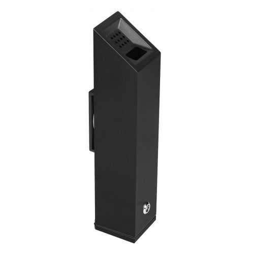 Cigarette Butt Receptacle Stainless Steel Cuboid Cigarette Butt Container