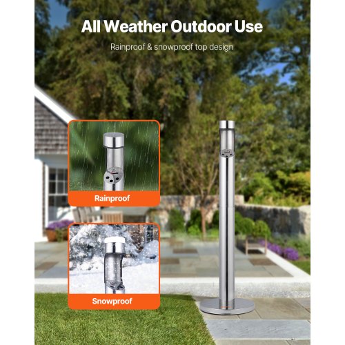 Cigarette Butt Receptacle Stainless Steel Cylinder Cigarette Butt