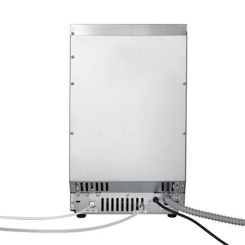 Commercial Ice Maker Machine 90 Lbs24H With 12Lbs Storage 32 Cubes Per Cycle