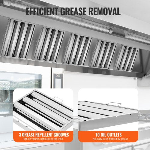 Commercial Hood Filter 155W x 195H Inch Range Hood Filters Stainless