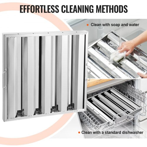 Commercial Hood Filter 195W x 195H Inch Range Hood Filters Stainless