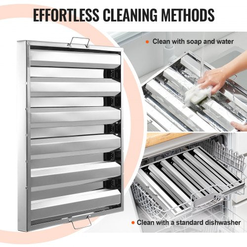 Commercial Hood Filter 245W x 195H Inch Range Hood Filters Stainless