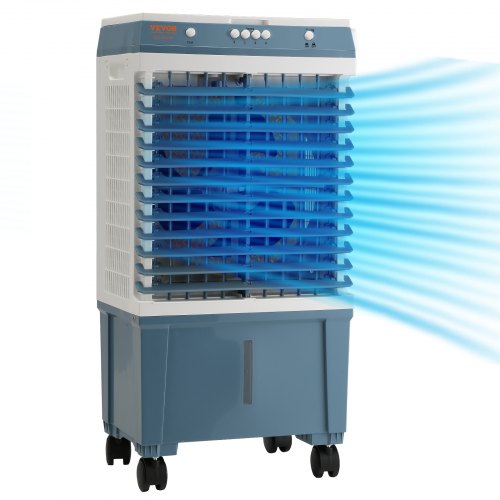 Evaporative Cooler 1400 CFM Air Cooler 84° Oscillating Swamp Cooler5 Gal
