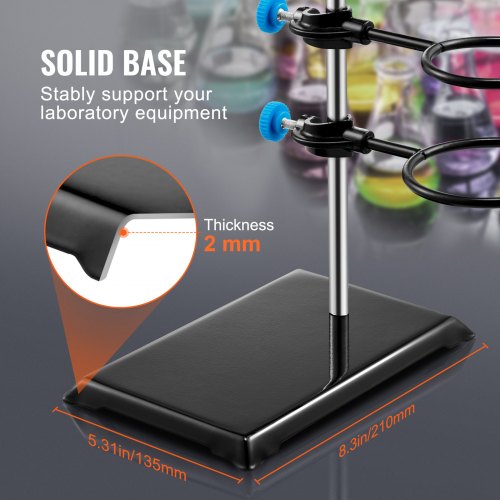 Lab Stand Support Laboratory Retort Support Stand Set Steel Lab Stand
