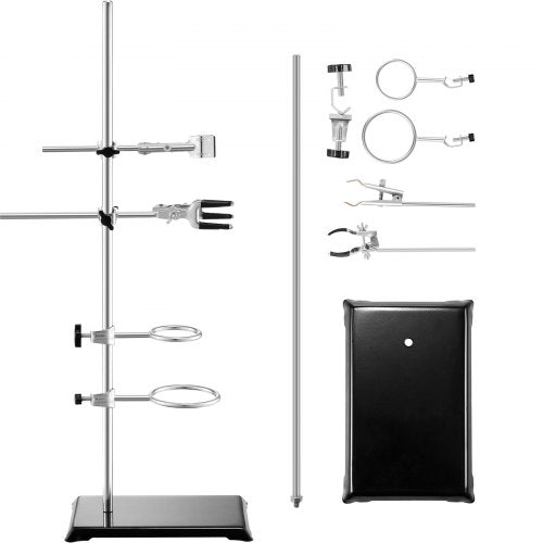 Lab Stand Support Laboratory Retort Support Stand 2 Sets Steel Lab Stand