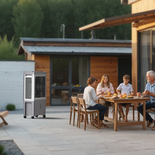 Evaporative Air Cooler 1800 CFM with 6.8 Gallon Water Tank Swamp Cooler