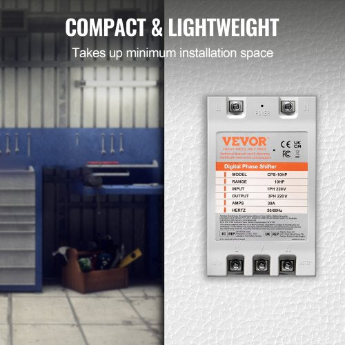 3 Phase Converter – 10HP 30A 220V Single Phase to 3 Phase Converter Digital