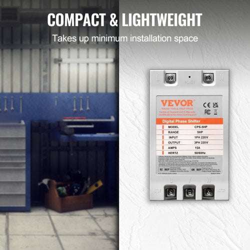 3 Phase Converter – 5HP 15A 220V Single Phase to 3 Phase Converter Digital