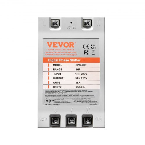 3 Phase Converter – 5HP 15A 220V Single Phase to 3 Phase Converter Digital