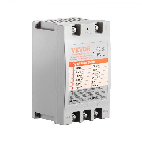 3 Phase Converter – 5HP 15A 220V Single Phase to 3 Phase Converter Digital