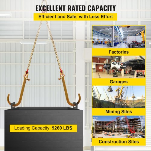 V Bridle Chain 516 in x 2 ft Bridle Tow Chain Grade 80 VBridle Transport