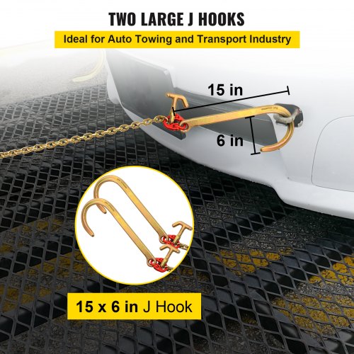 V Bridle Chain 516 in x 2 ft Tow Chain Bridle Grade 80 VBridle Transport