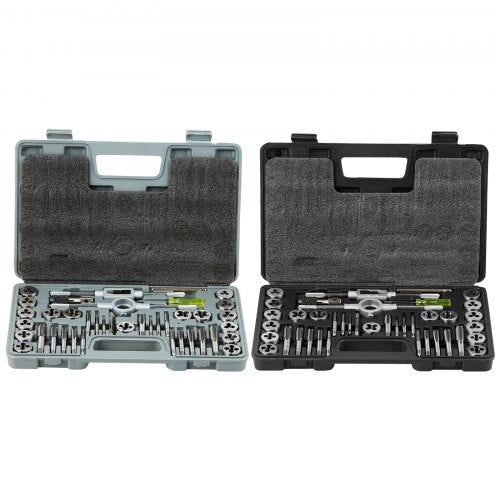 Tap and Die Set 80Piece Metric and SAE Standard Bearing Steel Taps and Die Set