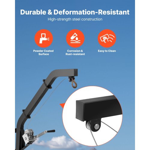 Tree Mounted Deer Hoist 353 lbs Load Capacity Hunting Game Hoist Winch