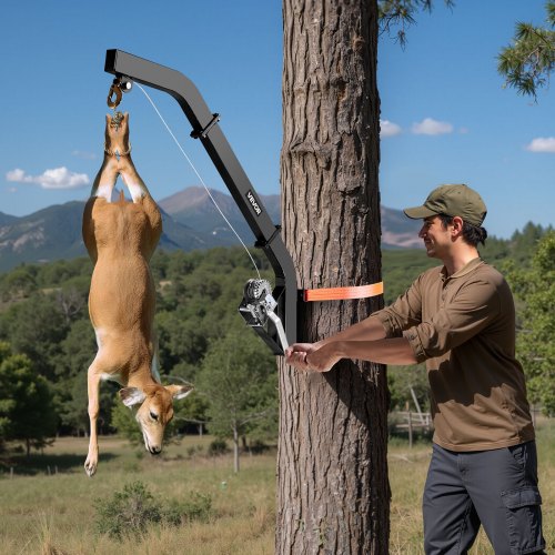Tree Mounted Deer Hoist 353 lbs Load Capacity Hunting Game Hoist Winch