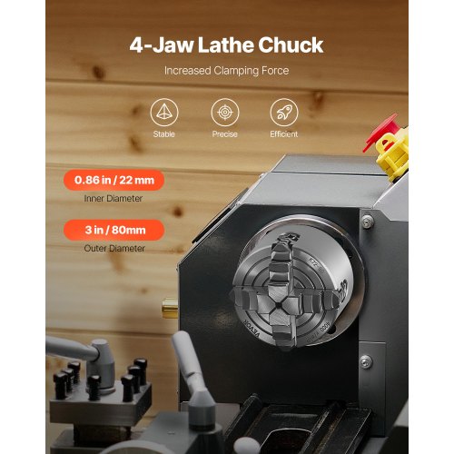 4Jaw Lathe Chuck 3 Inch 80 mm 4Jaw Chuck 01315 in 580 mm