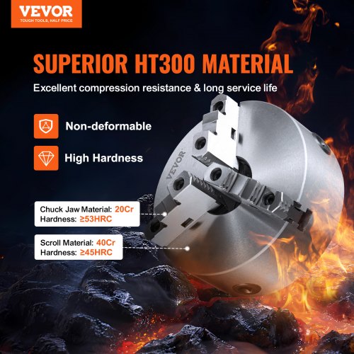 3Jaw Lathe Chuck 8 SelfCentering Lathe Chuck 0168 in4200 mm