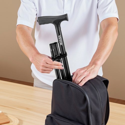 Walking Cane for Man Woman Folding Walking Stick with 8Level Adjustable