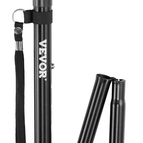 Walking Cane Folding Walking Stick with 8Level Adjustable Height Pivoting