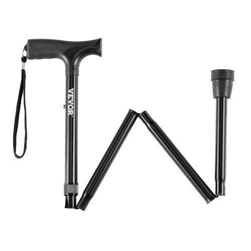 Walking Cane for Man Woman Folding Walking Stick with 5Level Adjustable