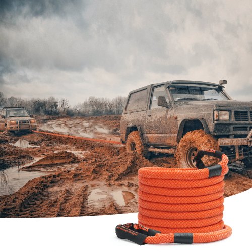 1 x 30 Kinetic Recovery Tow Rope 38000 lbs HeavyDuty Off Road Snatch