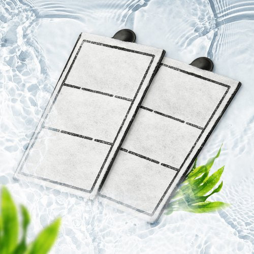 Aquarium Filter Cotton 8 PCS Fish Tank Replacement Filter Cartridges for 2535