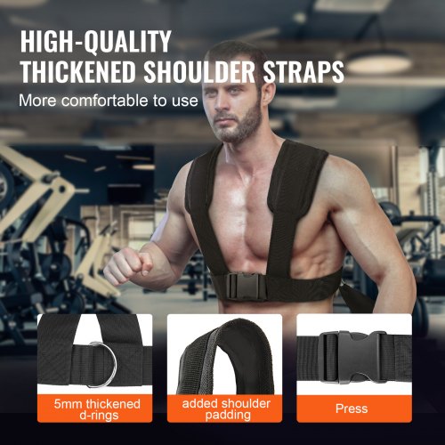 Weight Training Sled Pull Push Power Sled Fitness Strength Resistance