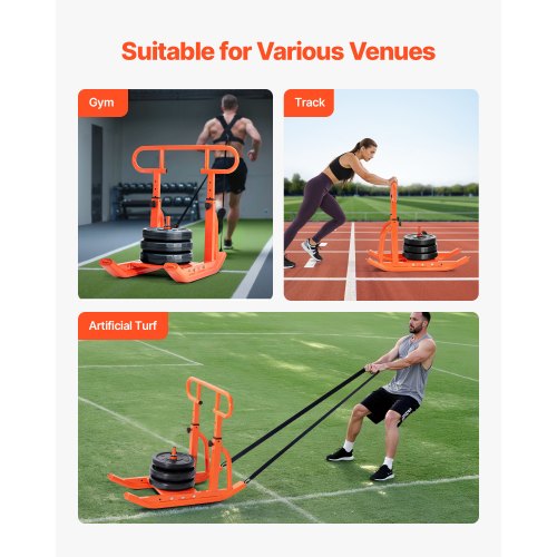 Weight Sled Steel Power Sled Fitness Training Sleds for Athletic Exercise 1