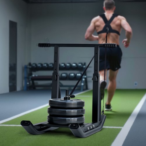Weight Sled Steel Power Sled Fitness Training Sleds for Athletic Exercise 2