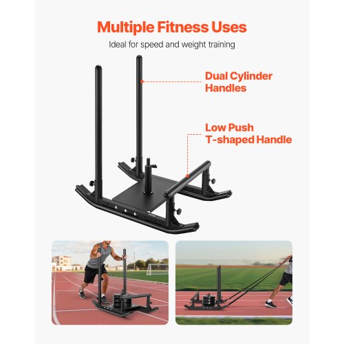 Weight Sled Steel Power Sled Fitness Strength Training Sleds for Athletic 1