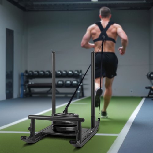 Weight Sled Steel Power Sled Fitness Strength Training Sleds for Athletic 1