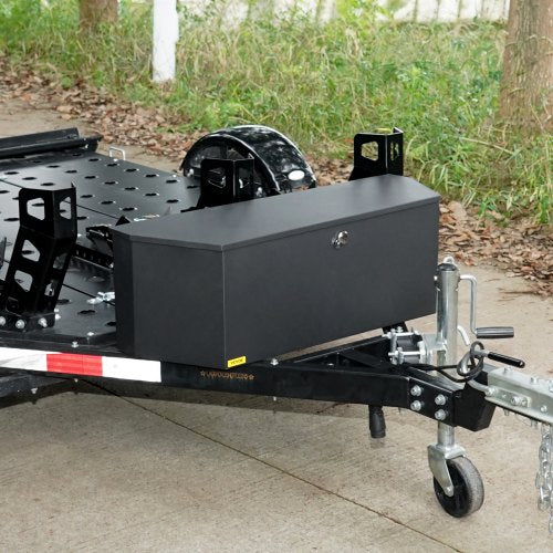 Trailer Tongue Box Carbon Steel Tongue Box Tool Chest Heavy Duty Trailer