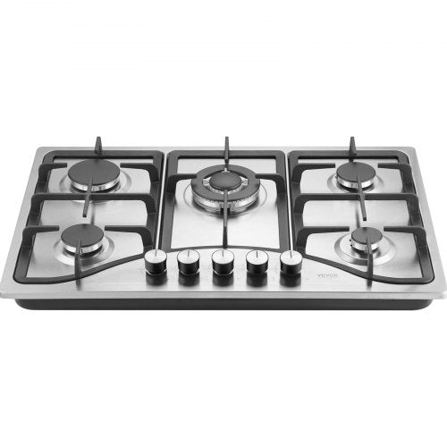 30inch Gas Cooktop 5 Burners Builtin Gas Stove Top Max 12250BTU NGLPG