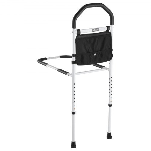 Bed Rail for Elderly Bedside Assist Rails with Supporting Leg and PU