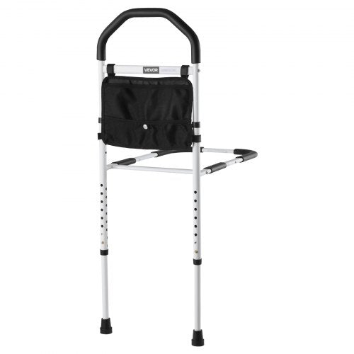Bed Rail for Elderly Bedside Assist Rails with Supporting Leg and PU