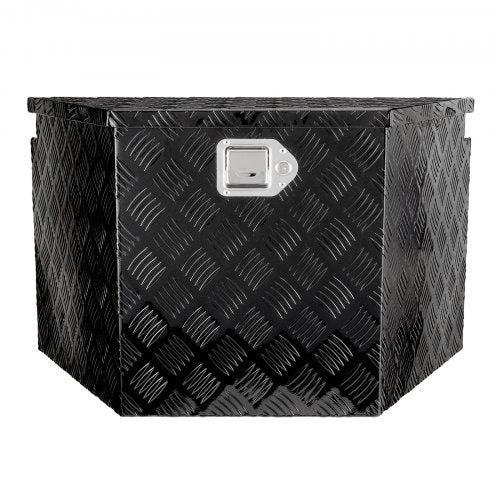 Trailer Tongue Box Aluminum Alloy Diamond Plate Tongue Box Tool Chest