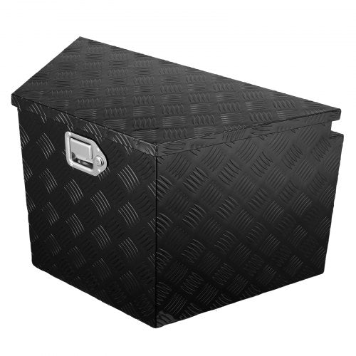 Trailer Tongue Box Aluminum Alloy Diamond Plate Tongue Box Tool Chest