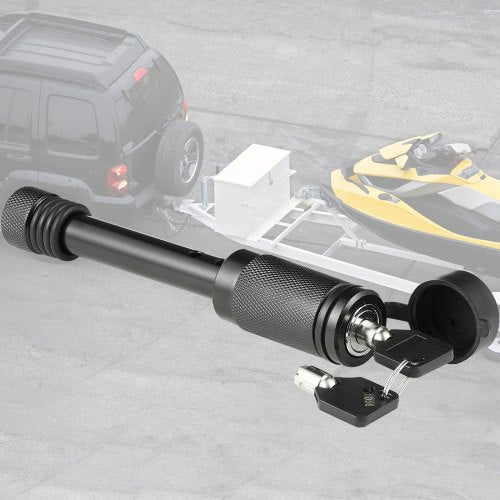 Trailer Hitch Lock 58inch Diameter Locking Receiver Pin with 2 Keys and 4 ORings