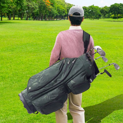Golf Cart Bag with 14 Way Organizer Divider Top 36 11 Pockets Premium