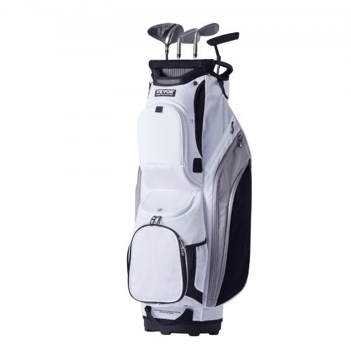 Golf Cart Bag with 14 Way Organizer Divider Top 36 13 Pockets Premium