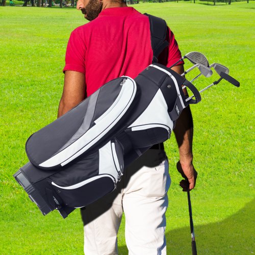 Golf Cart Bag with 14 Way Organizer Divider Top 36 Multiple Pockets 1