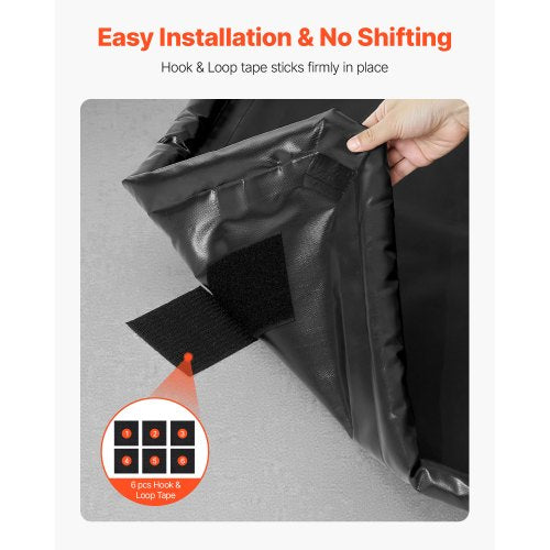 Containment Mat 7 ft 9 in x 18 ft NonSlip PVC Garage Floor Mat with a Cleaning