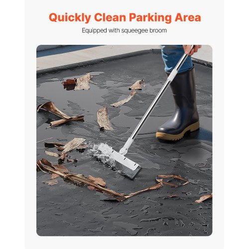 Containment Mat 7 ft 9 in x 18 ft NonSlip PVC Garage Floor Mat with a Cleaning
