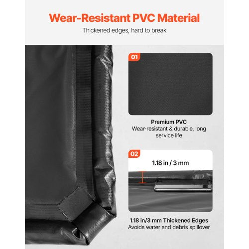 Containment Mat 7 ft 9 in x 16 ft NonSlip PVC Garage Floor Mat with a Cleaning