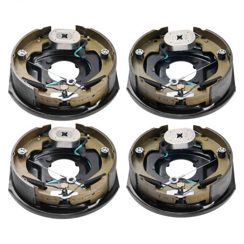 Electric Trailer Brake Assembly 10 x 214 2 Pairs SelfAdjusting