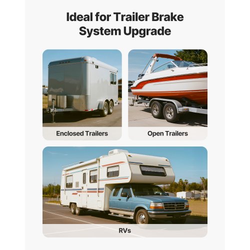 Electric Trailer Brake Drum 1 Pack 8Hole on 4Inch Bolt Circle Brake Drum