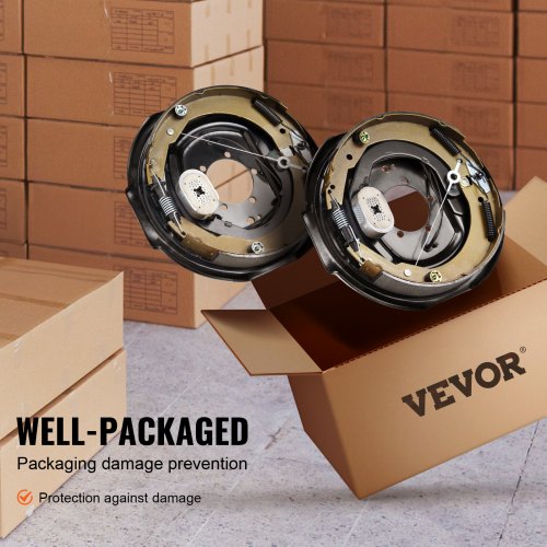 Electric Trailer Brake Assembly 12 x 2 1 Pair SelfAdjusting Electric